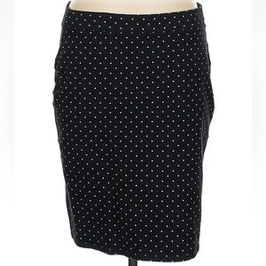 Old Navy Black & White Polka Dot Skirt